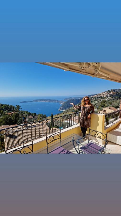 Appartamento Sunny Panoramic Balcony Èze Esterno foto