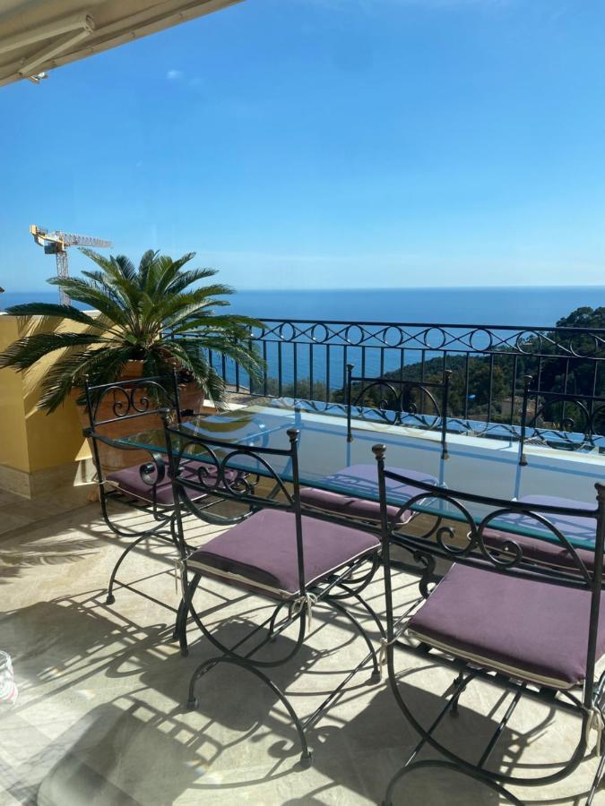 Appartamento Sunny Panoramic Balcony Èze Esterno foto