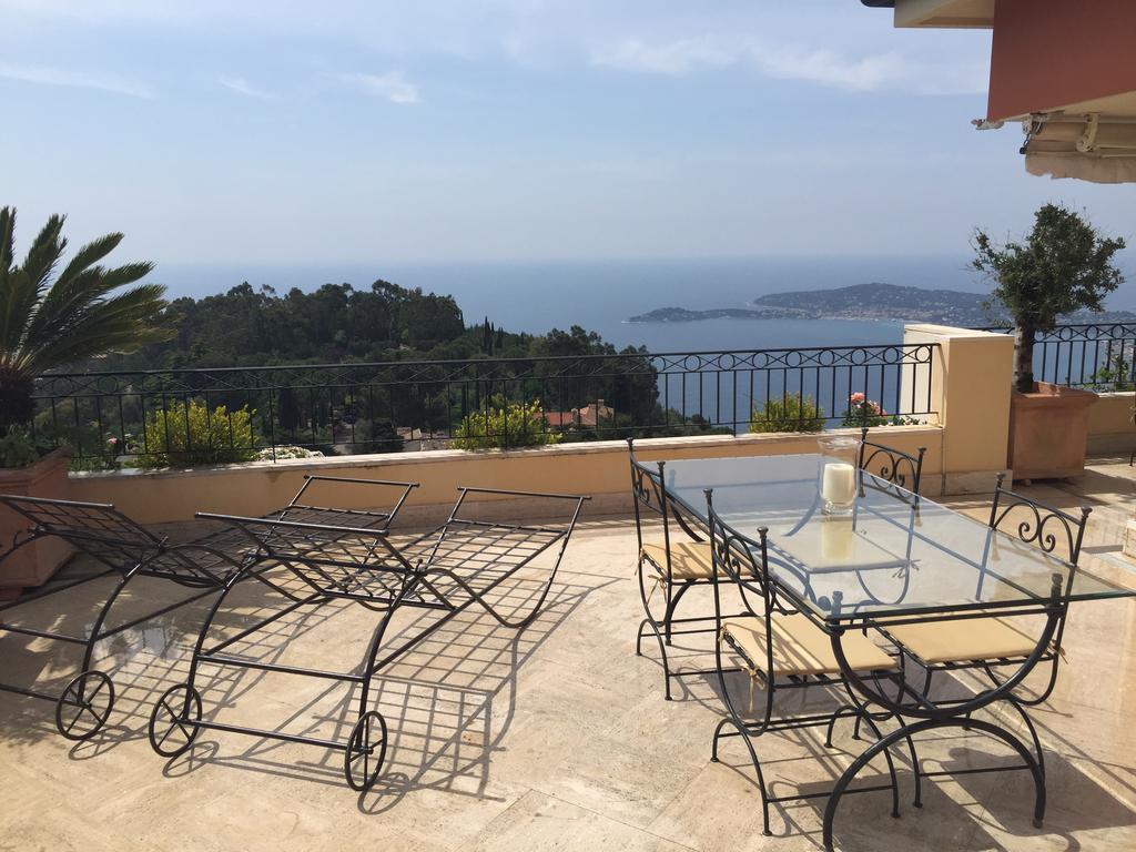 Appartamento Sunny Panoramic Balcony Èze Esterno foto