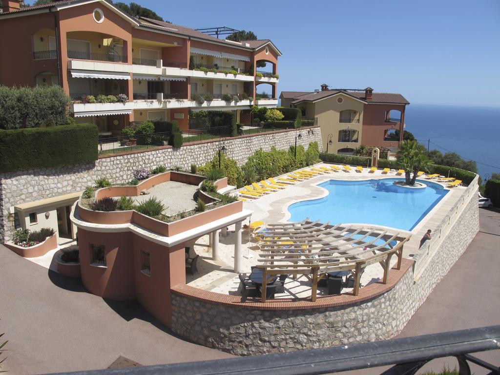 Appartamento Sunny Panoramic Balcony Èze Esterno foto