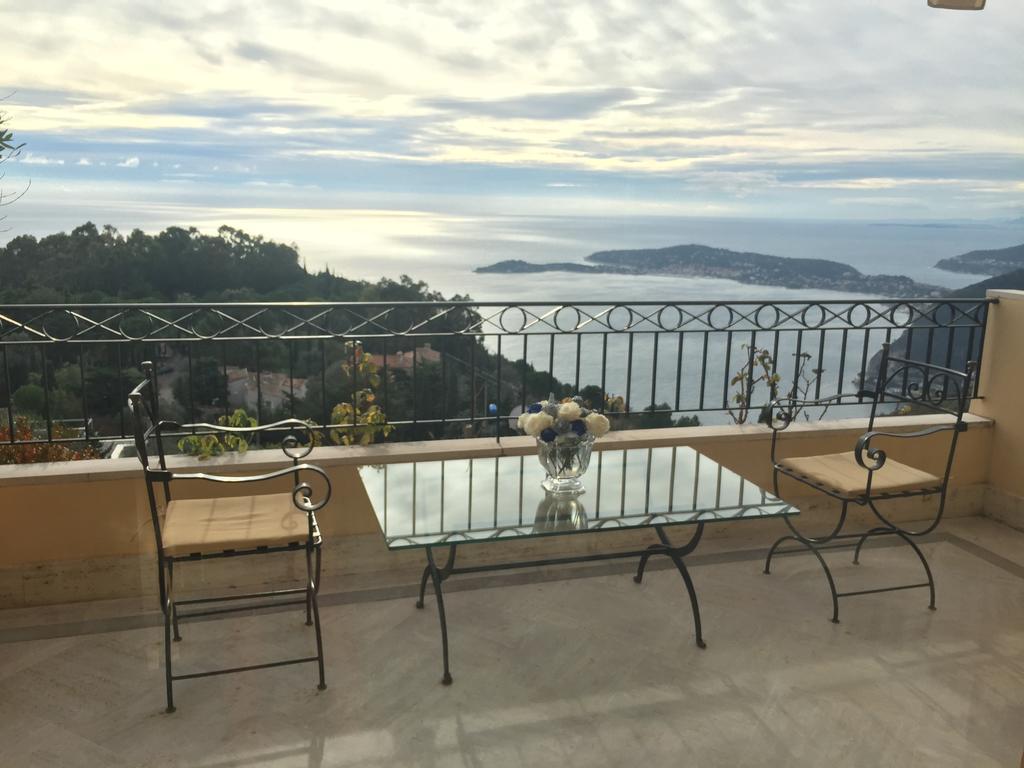 Appartamento Sunny Panoramic Balcony Èze Esterno foto