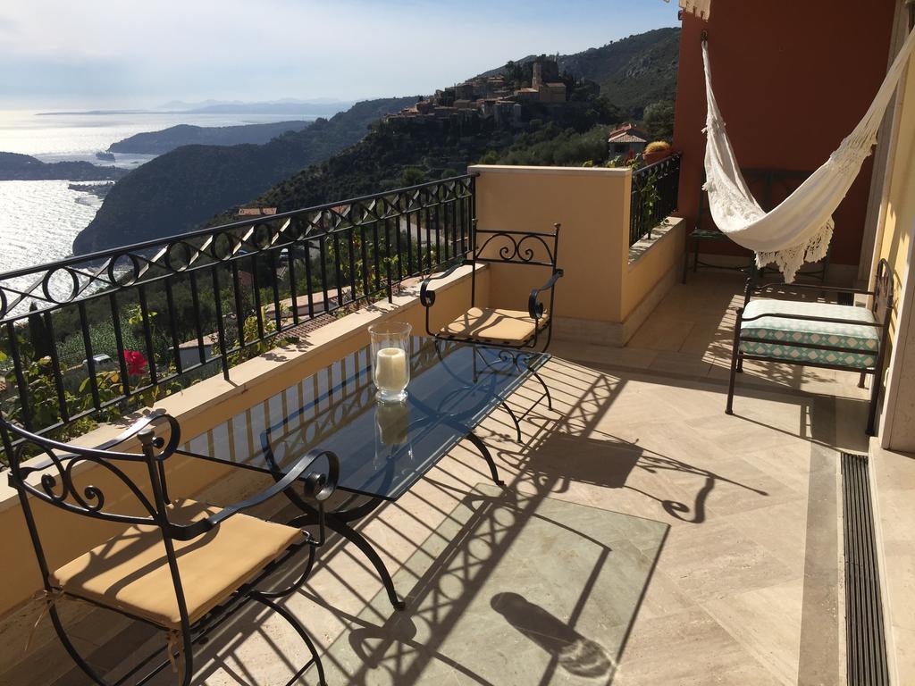 Appartamento Sunny Panoramic Balcony Èze Esterno foto