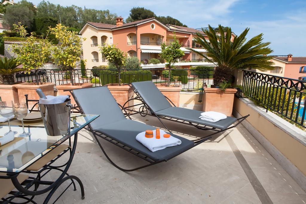 Appartamento Sunny Panoramic Balcony Èze Esterno foto