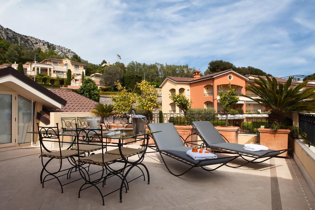 Appartamento Sunny Panoramic Balcony Èze Esterno foto