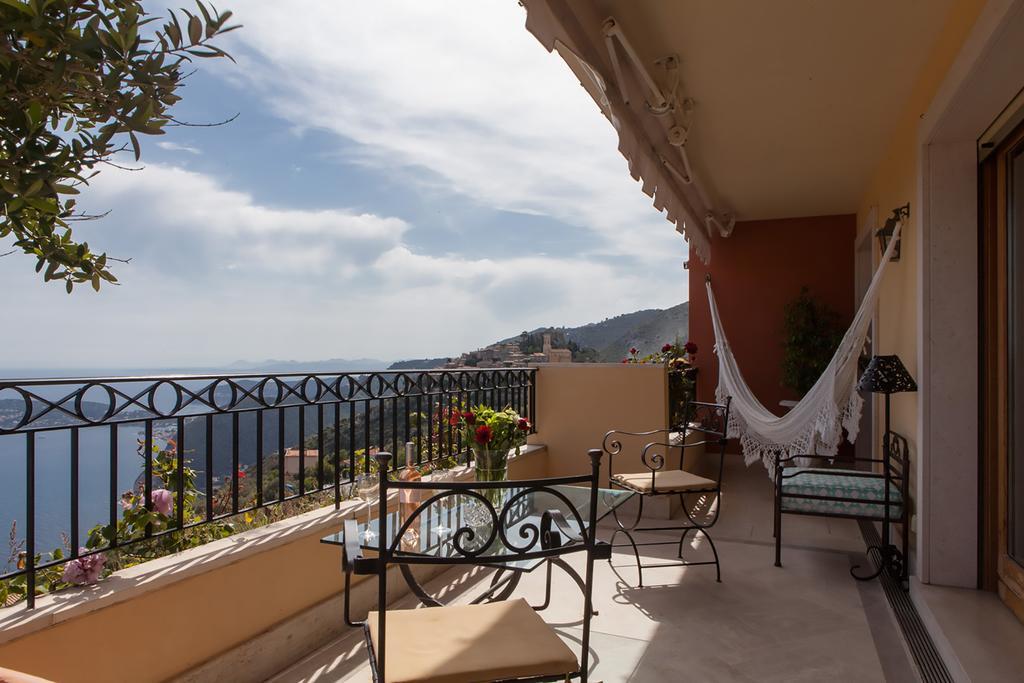 Appartamento Sunny Panoramic Balcony Èze Esterno foto