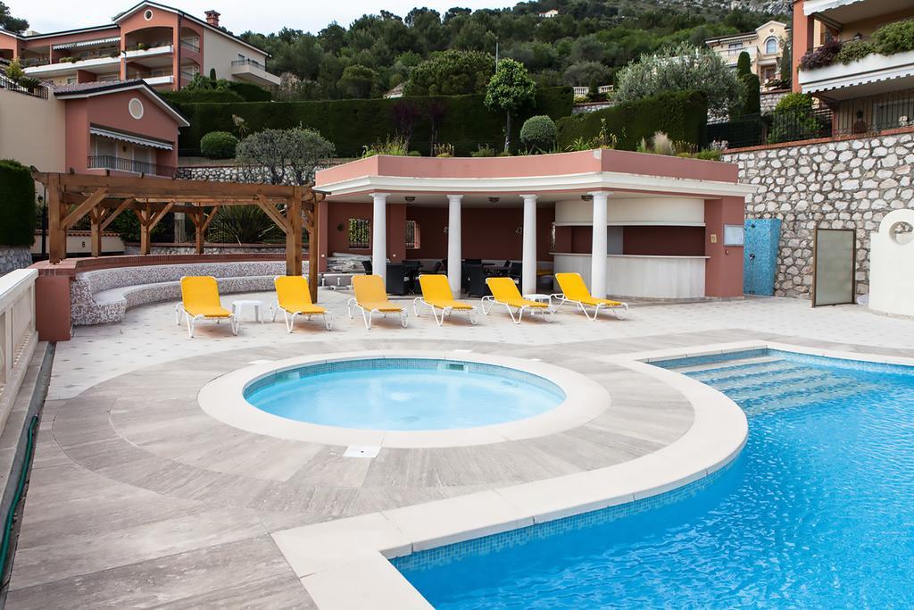 Appartamento Sunny Panoramic Balcony Èze Esterno foto